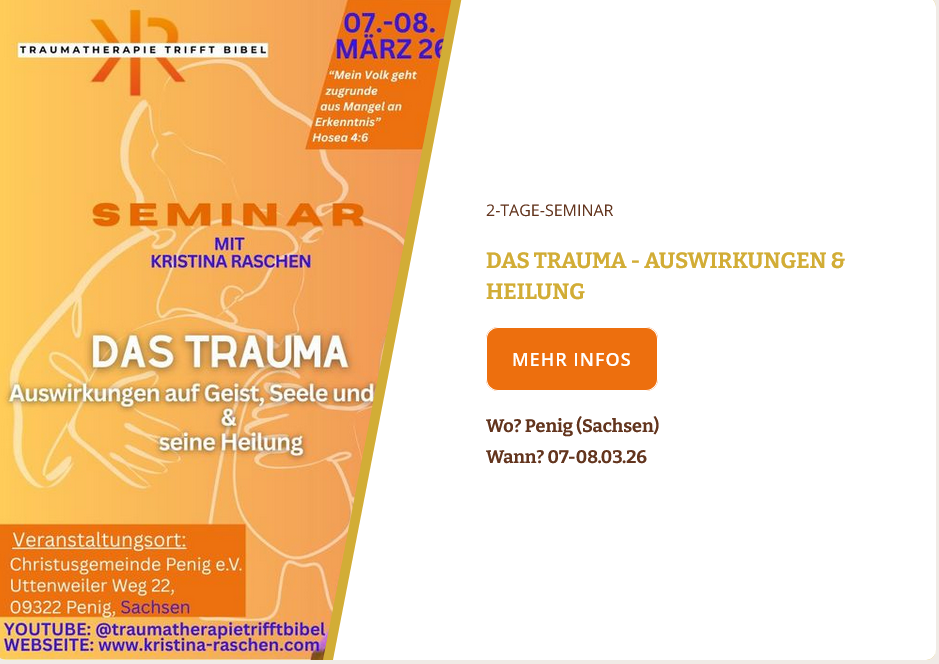 DAS TRAUMA - AUSWIRKUNGEN & HEILUNG